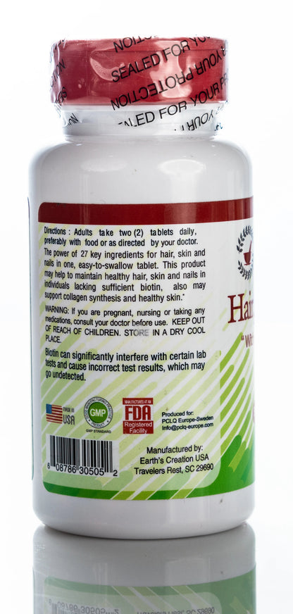 Human Essentials Hair, Skin & Nails 5000 mcg Biotin 60 Tablet