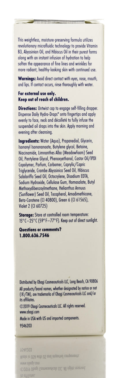Obagi Daily Hydro Drops Facial Serum 30 ml