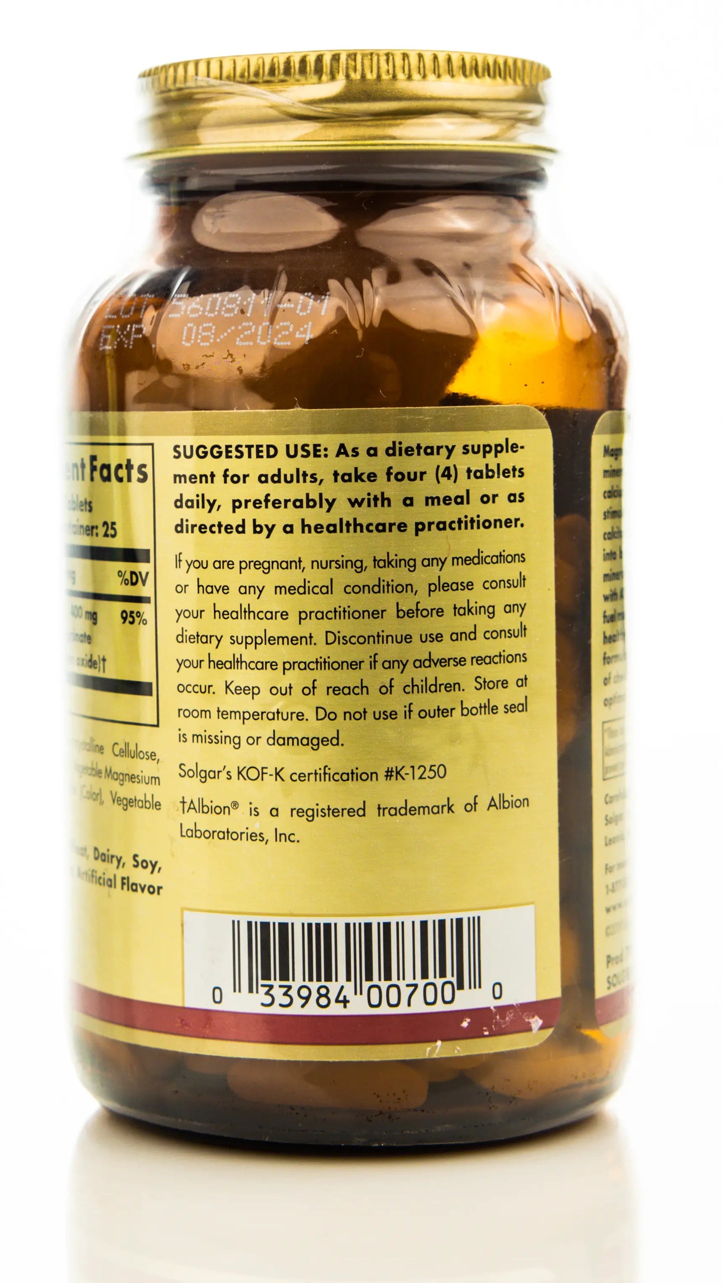 Solgar Chelated Magnesium 100 Tablets
