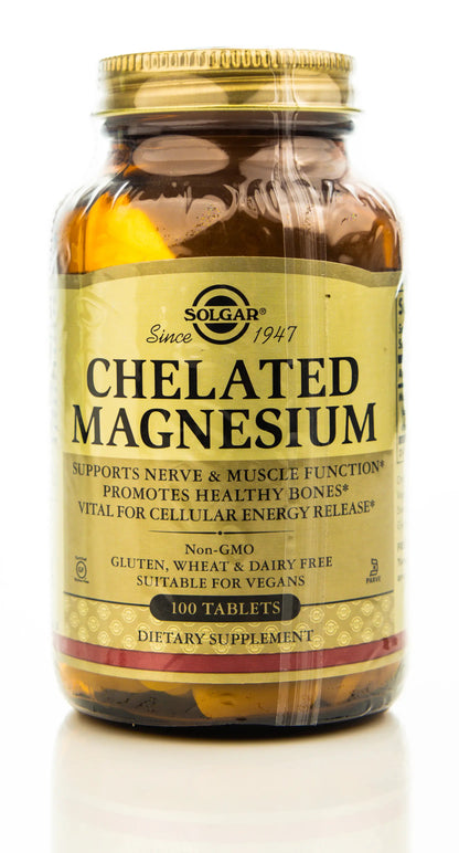 Solgar Chelated Magnesium 100 Tablets