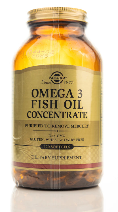 Solgar Omega-3 Fish Oil Concentrate 120 Softgels