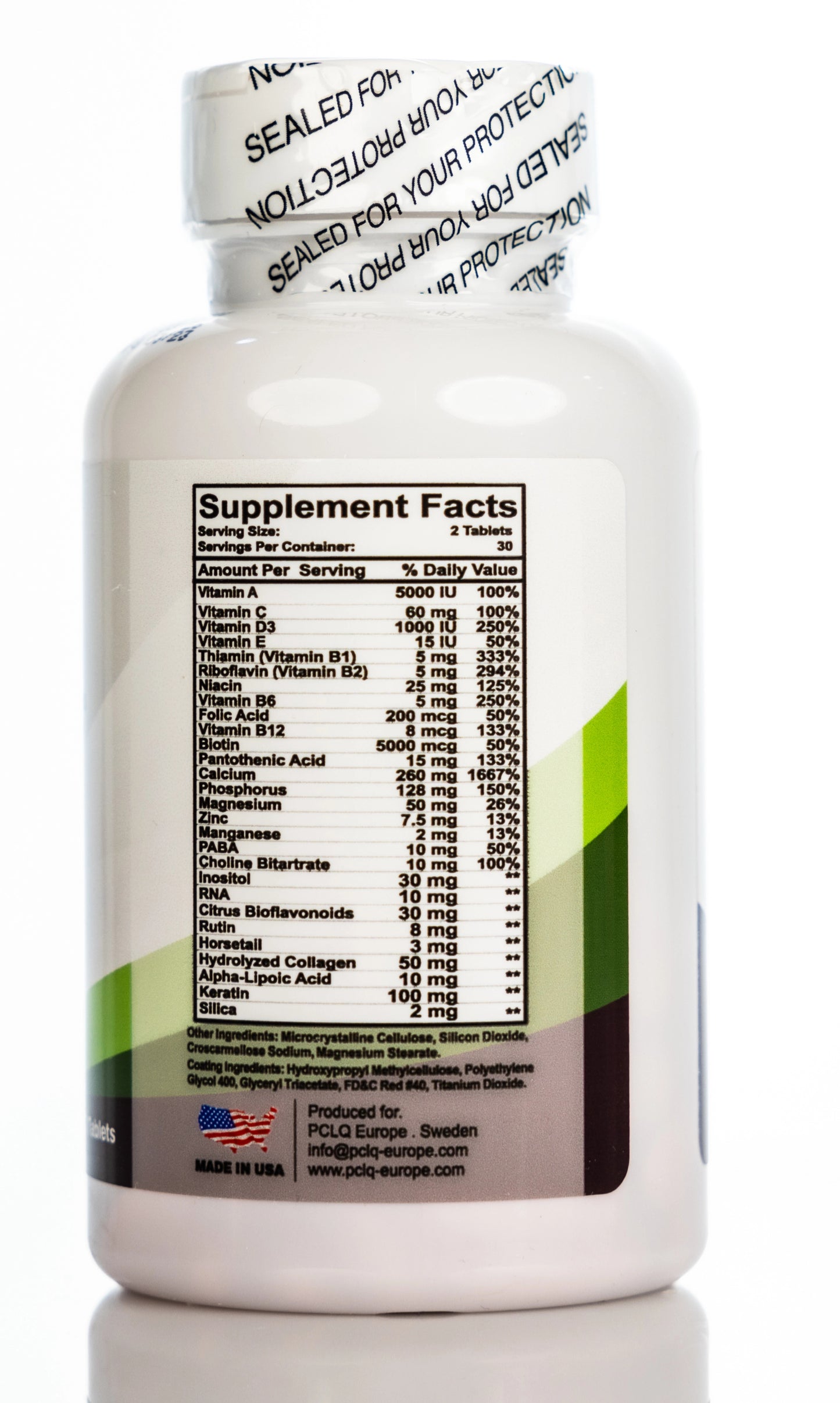 Pro Hair Plus Hair,Skin & Nails 60 Tablets