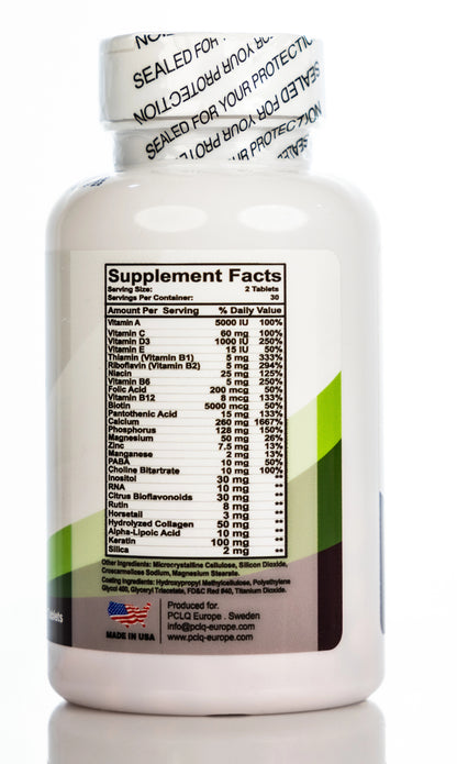 Pro Hair Plus Hair,Skin & Nails 60 Tablets