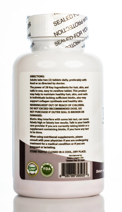 Pro Hair Plus Hair,Skin & Nails 60 Tablets