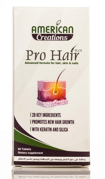 Pro Hair Plus Hair,Skin & Nails 60 Tablets