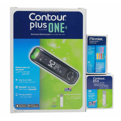 Contour Plus One Mmol + 50 Strips + 25 Lancets