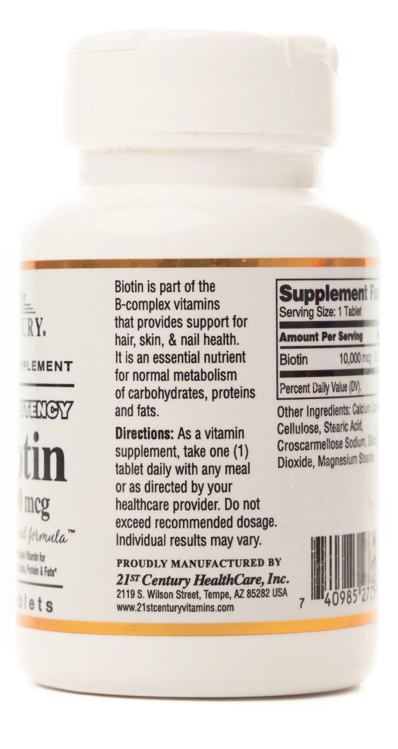 21 Century Biotin 10000Mcg 60 Tablet