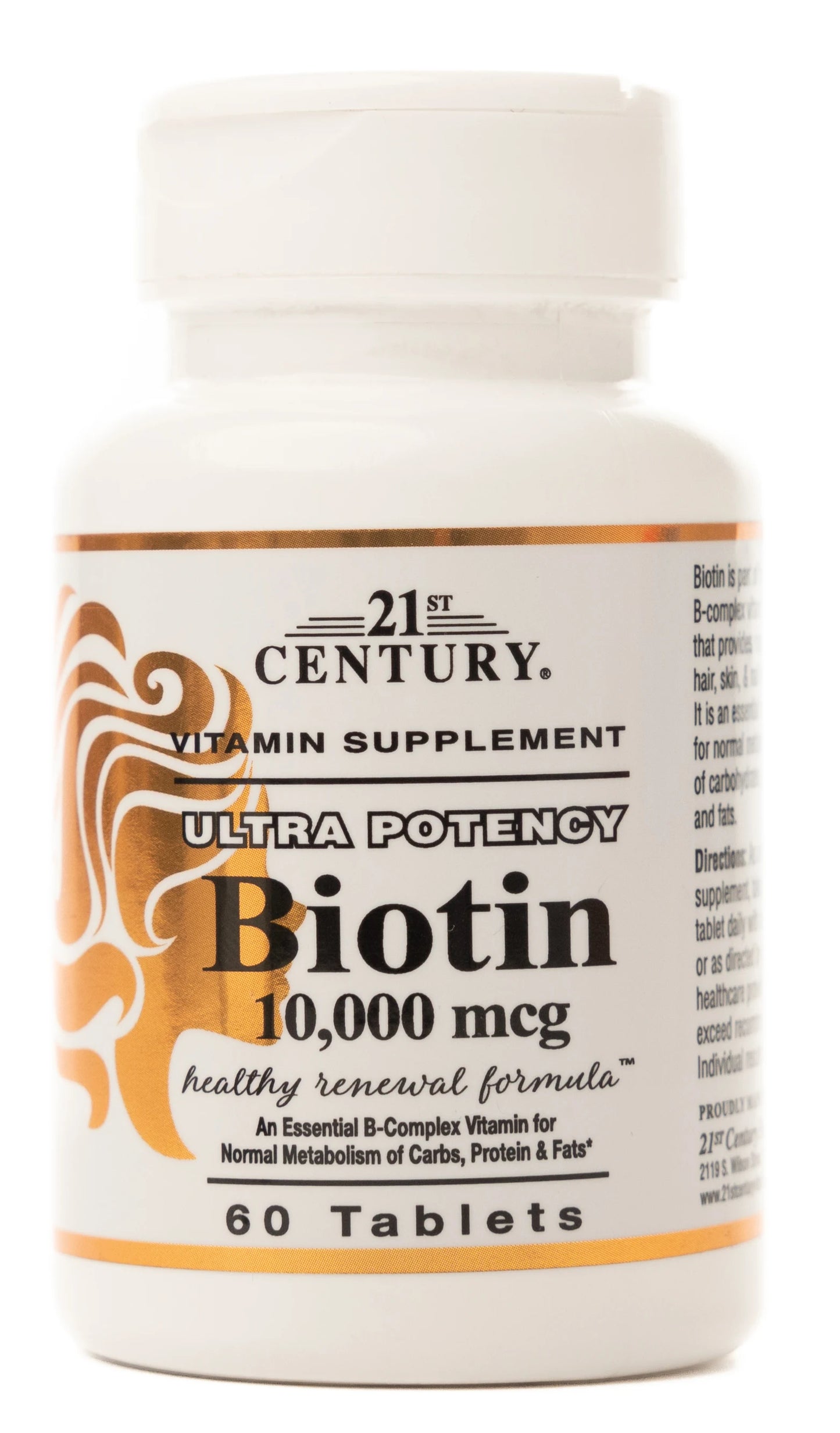 21 Century Biotin 10000Mcg 60 Tablet