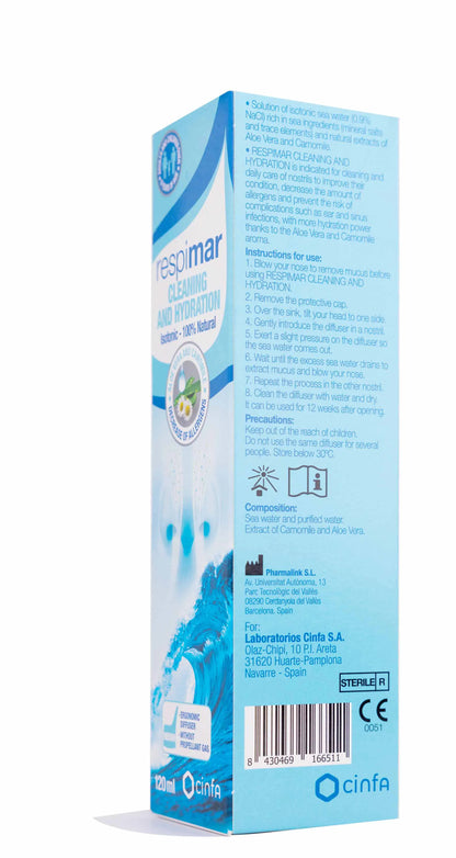 Respimar Cleansing & Hydration Nasal Spray 120Ml
