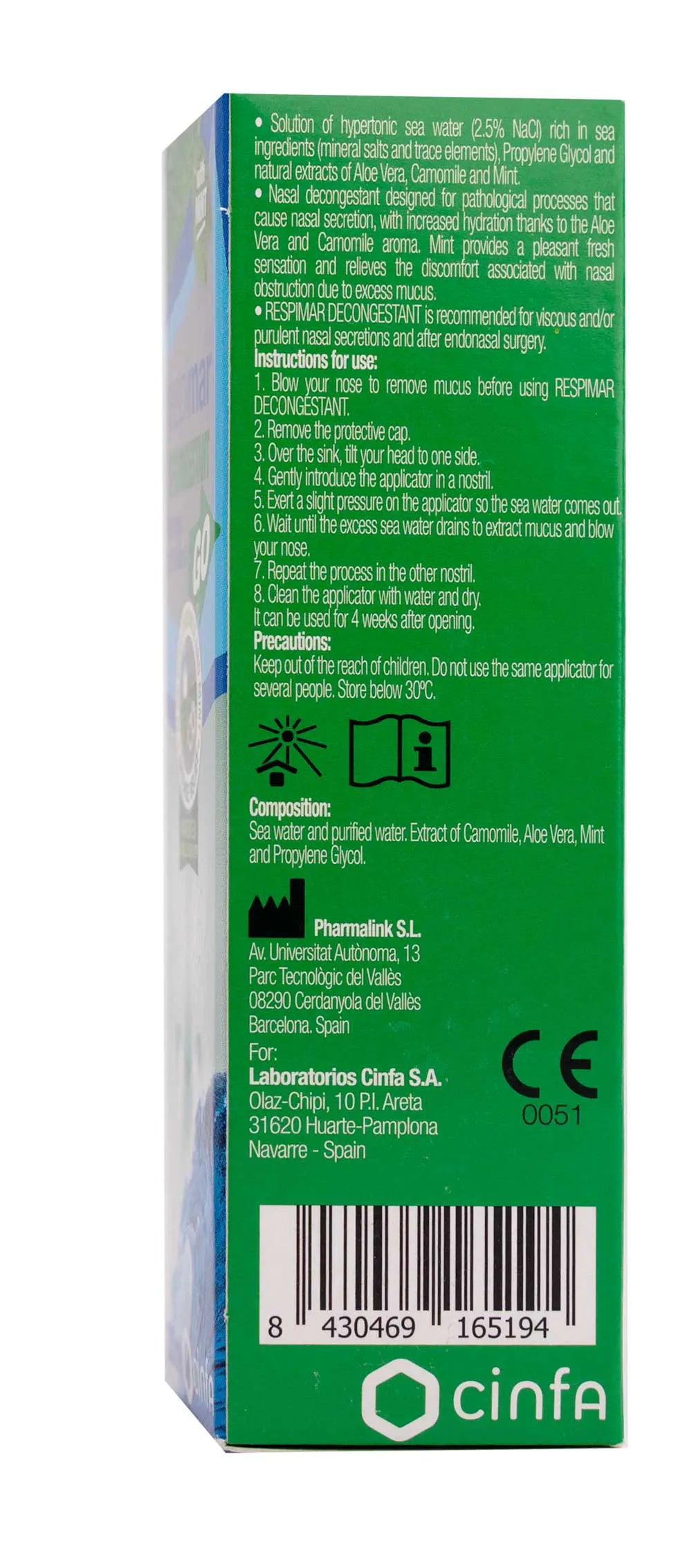 Respimar Decongestant Go Nasal Spray 30Ml