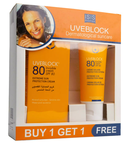 Isis Spf 80+ Invisible Cream 40 Ml [1+1] Offere