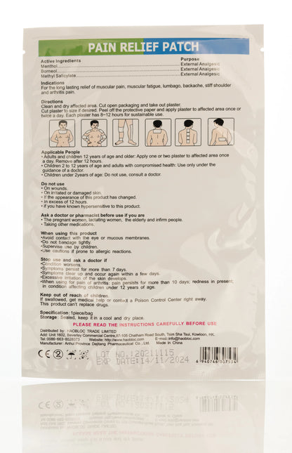 Haobloc Pain Relief Cold Plaster 1 Piece