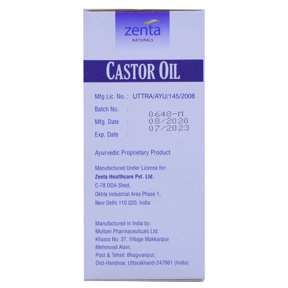 Zenta Castor Oil 100Ml