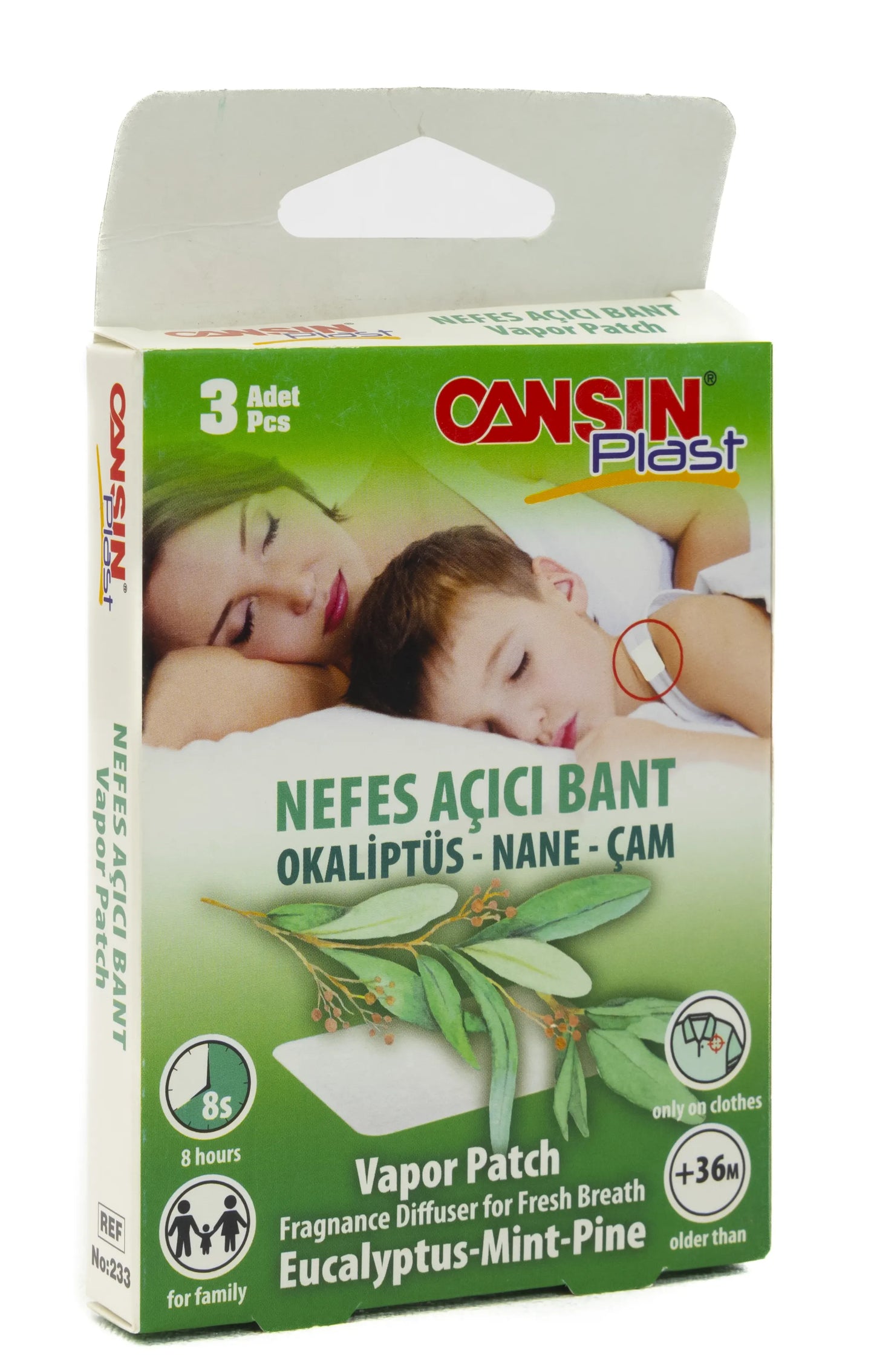 Cansin Plast Vapor Patch 3 Pieces