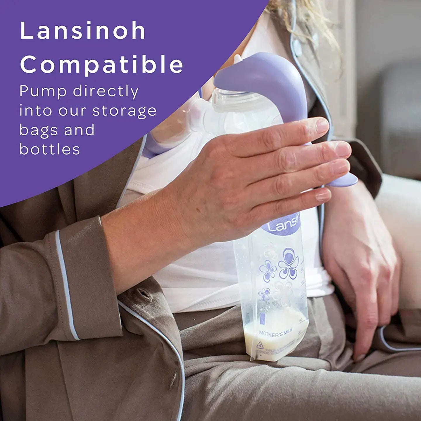 Lansinoh Manual Breast Pump [T1020]