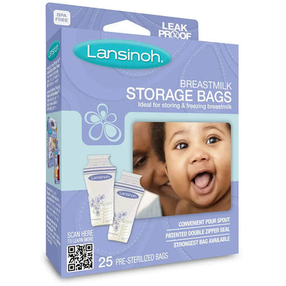 Lansinoh Breast Milk Storage Bags 25 Pieces
