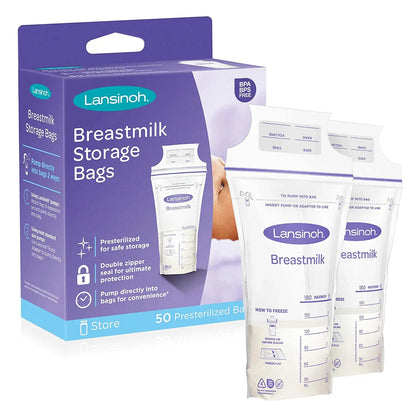 Lansinoh Breast Milk Storage Bags 50 Pieces [T0120]