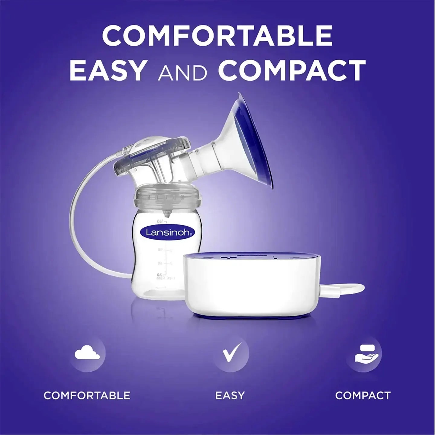 Lansinoh Compact Single Electric Breast Pump [14350]