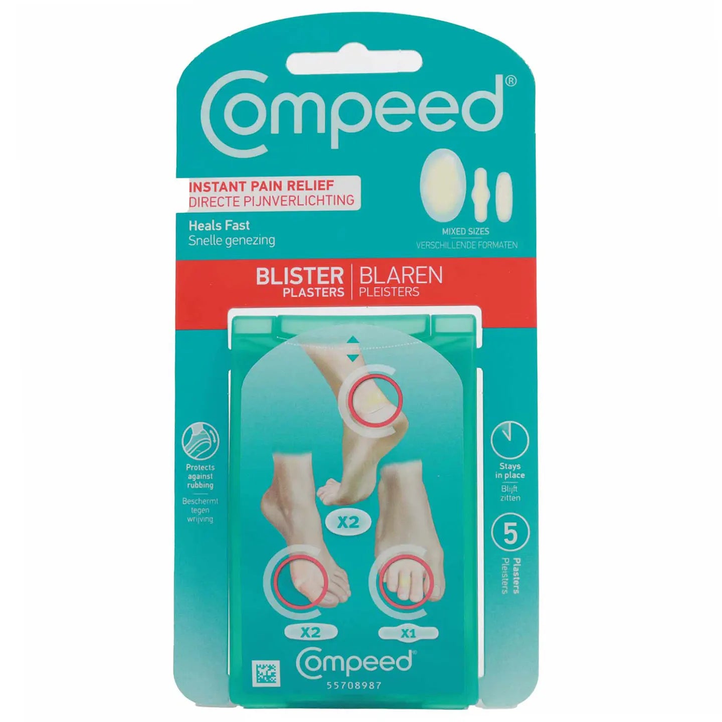 Compeed Blister Mix Plaster 5 Pieces