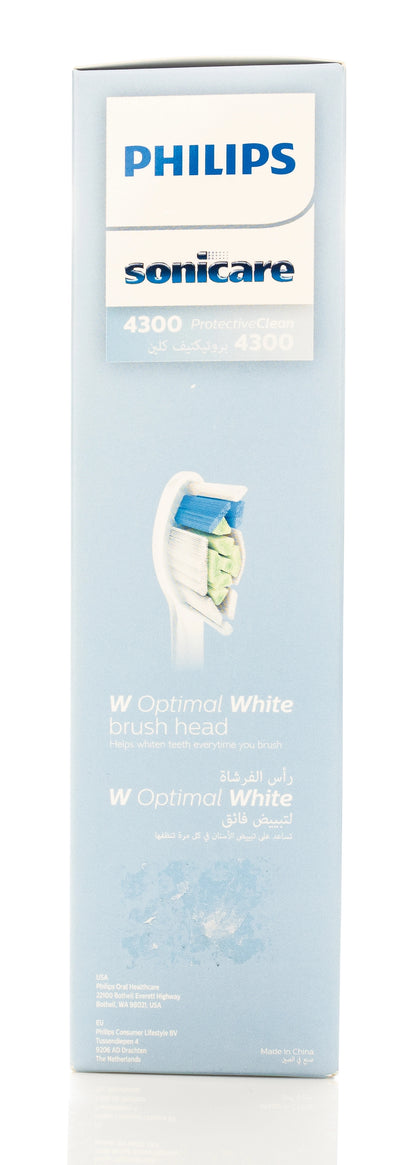 Philips Sonicare 4300 Protective Clean Electric Toothbrush-White [Hx6803/26]