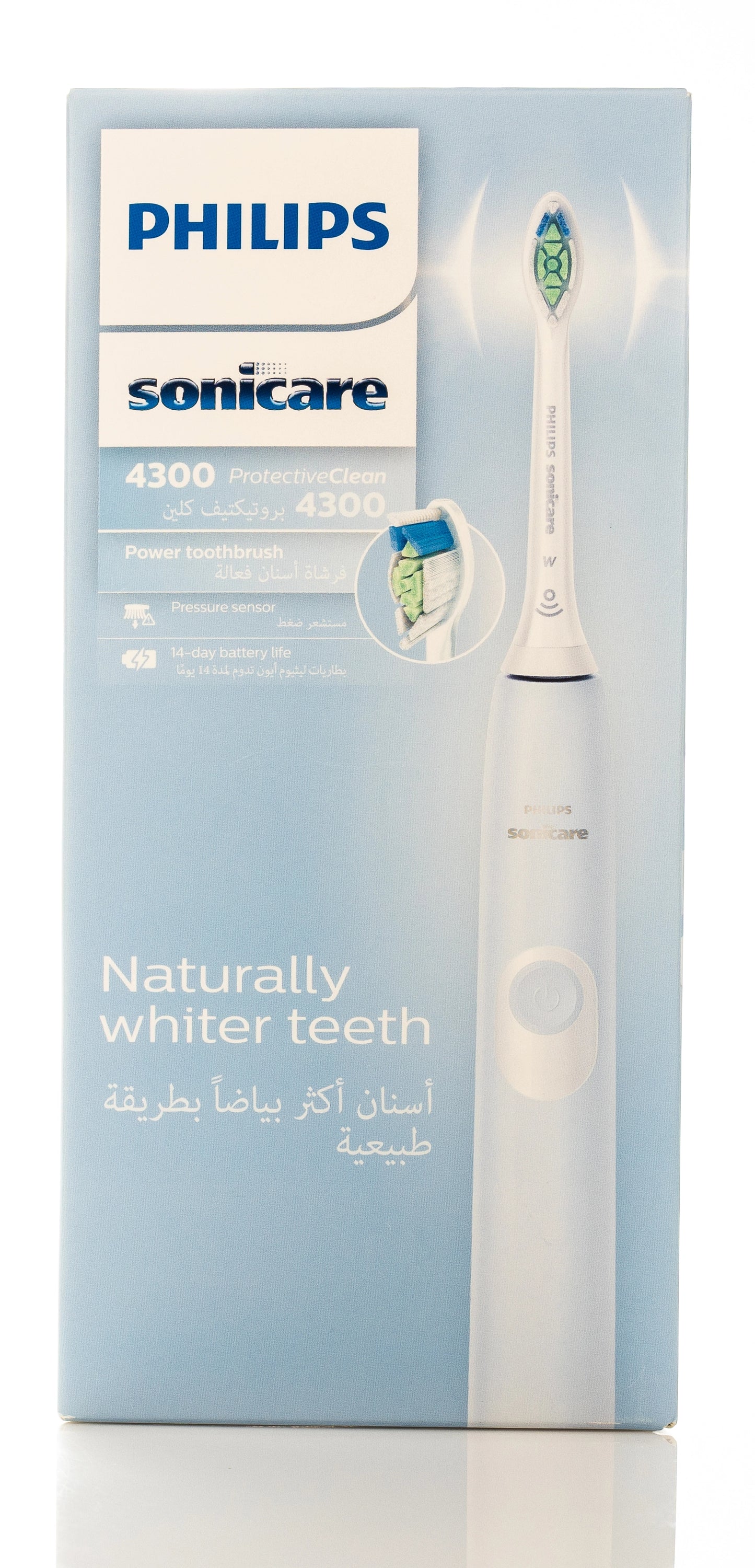 Philips Sonicare 4300 Protective Clean Electric Toothbrush-White [Hx6803/26]
