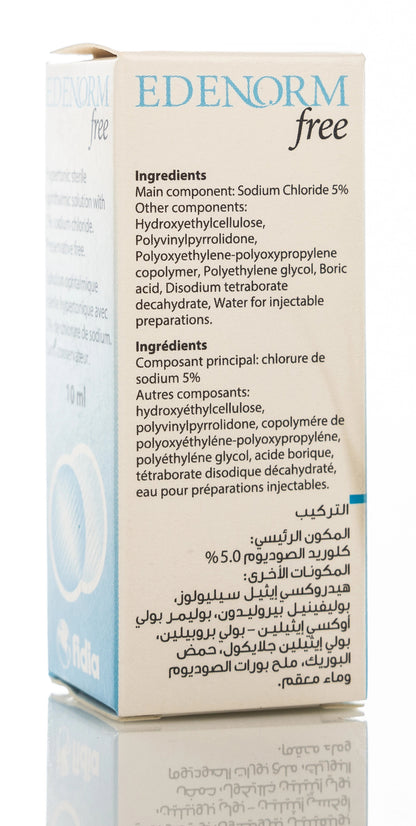 Edenorm 5% Eye Drops 10Ml [Preservative Free]