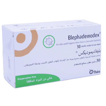 Blephademodex Sterile Wipes 30 Pieces