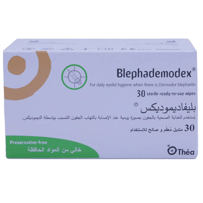 Blephademodex Sterile Wipes 30 Pieces