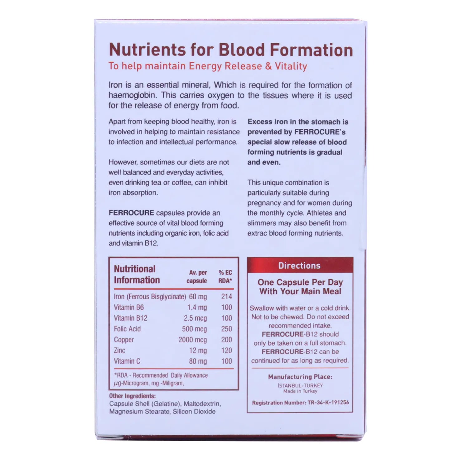 Ferrocure 30 Capsules