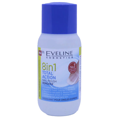 Eveline Nail Therapy Professional 8‑in‑1 Acetone‑Free Nail Polish Remover 150 Ml