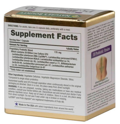 Nature's Bounty Ultra Strength Probiotic10 30 Capsules