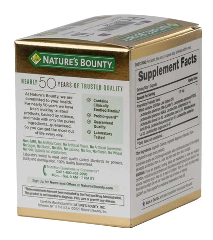 Nature's Bounty Ultra Strength Probiotic10 30 Capsules