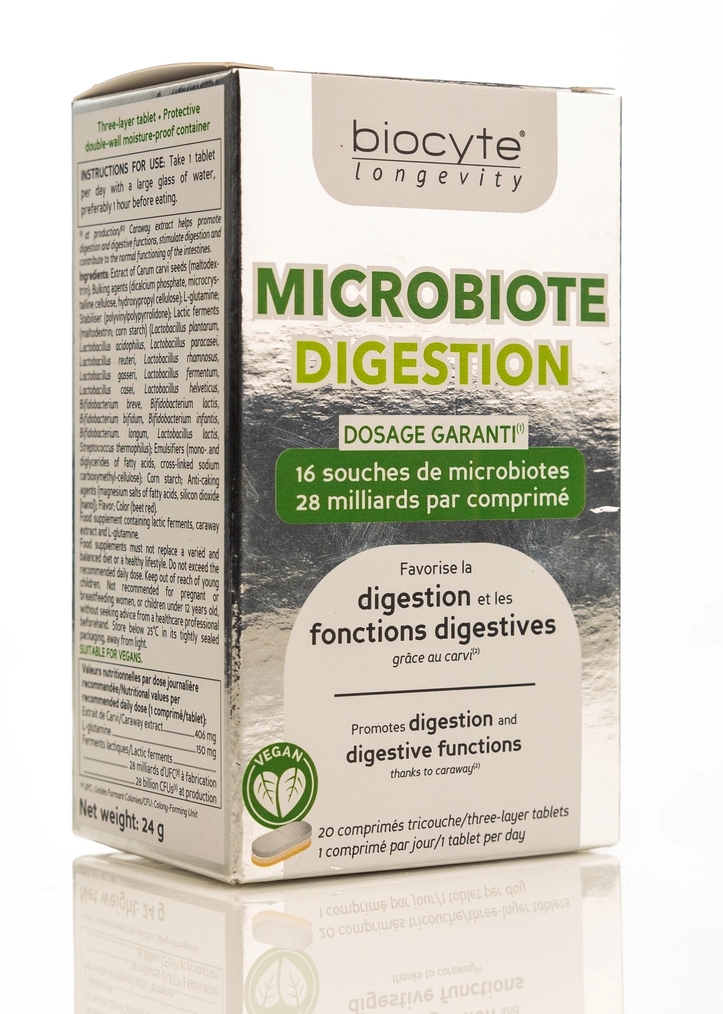 Biocyte Microbiote Digestion 20 Tablets