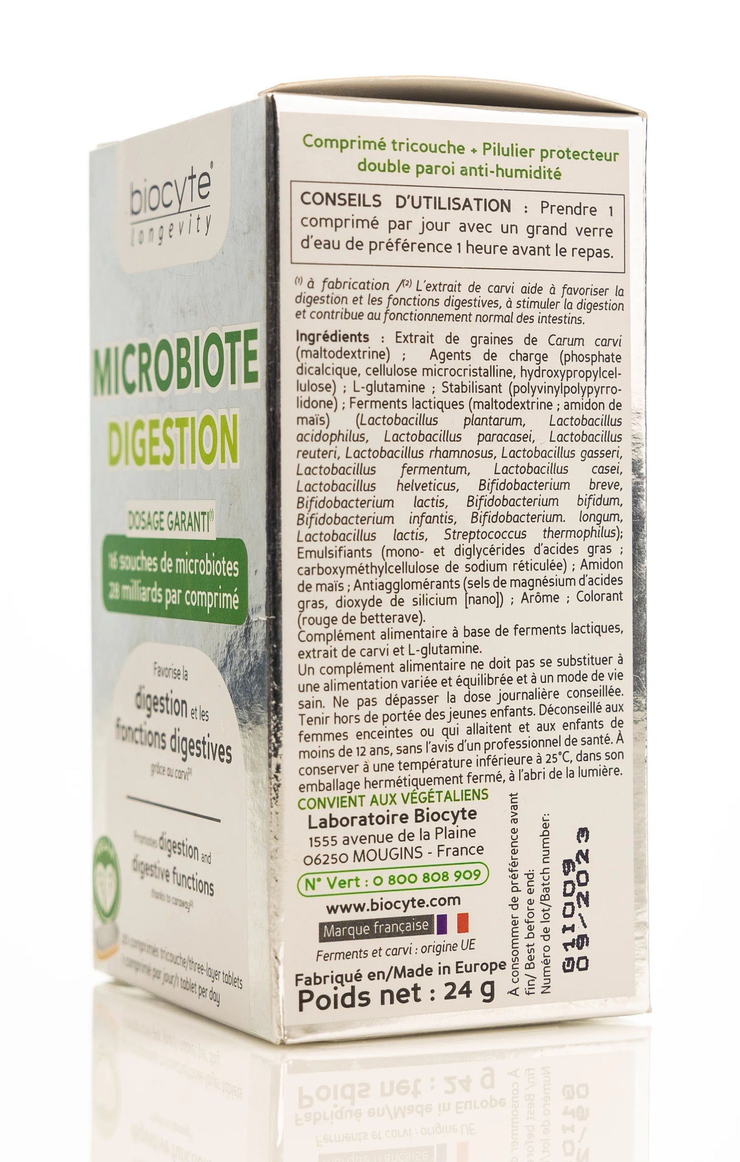 Biocyte Microbiote Digestion 20 Tablets