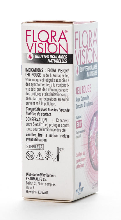 Flora Vision Eye Drops 15Ml