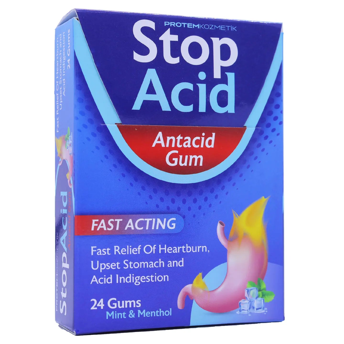 Stop Acid Chew Gums 24 Pieces
