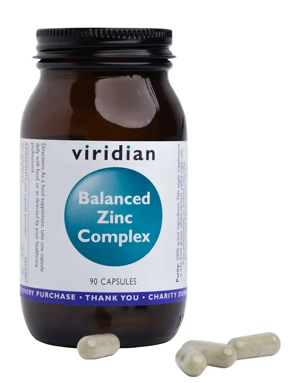 Viridian Zinc Complex 90 Capsules