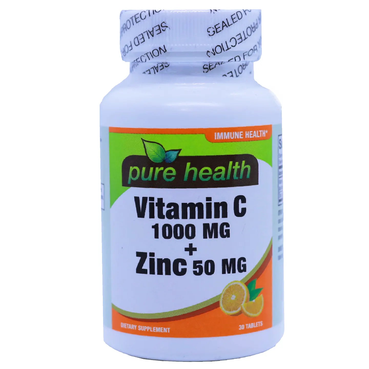 Pure Health Vitamin-C 1000mg + Zinc 50mg 30 Tablets