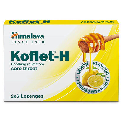 Himalaya Koflet-H Lemon 12 Lozenges