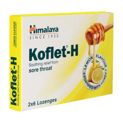 Himalaya Koflet-H Lemon 12 Lozenges
