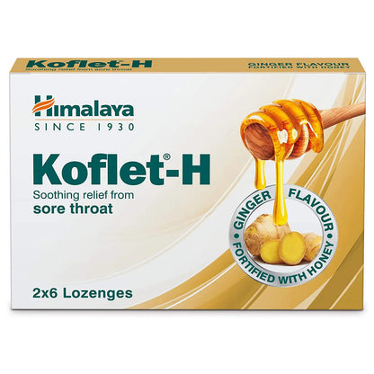 Himalaya Koflet-H Ginger 12 Lozenges