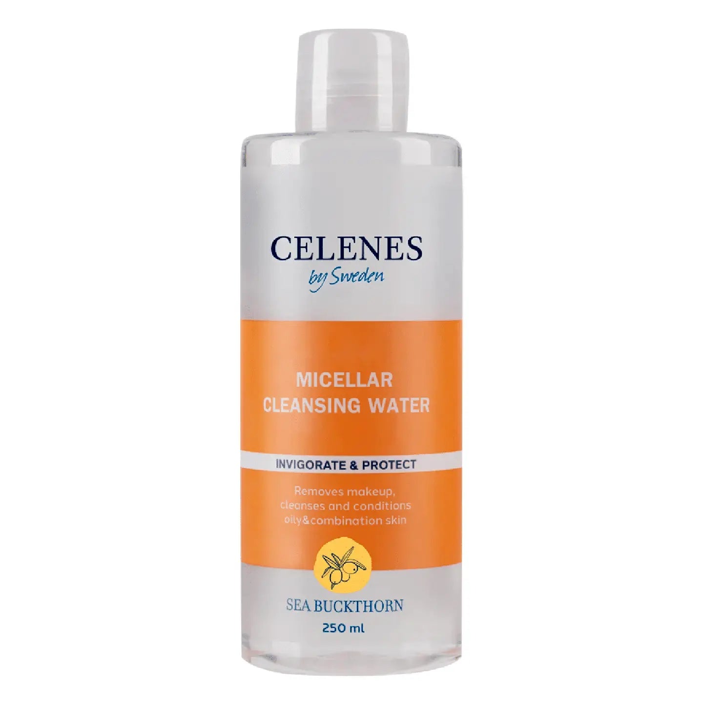 Celenes by Sweden Micellar Cleansing Water Sea Buckthorn 250 Ml