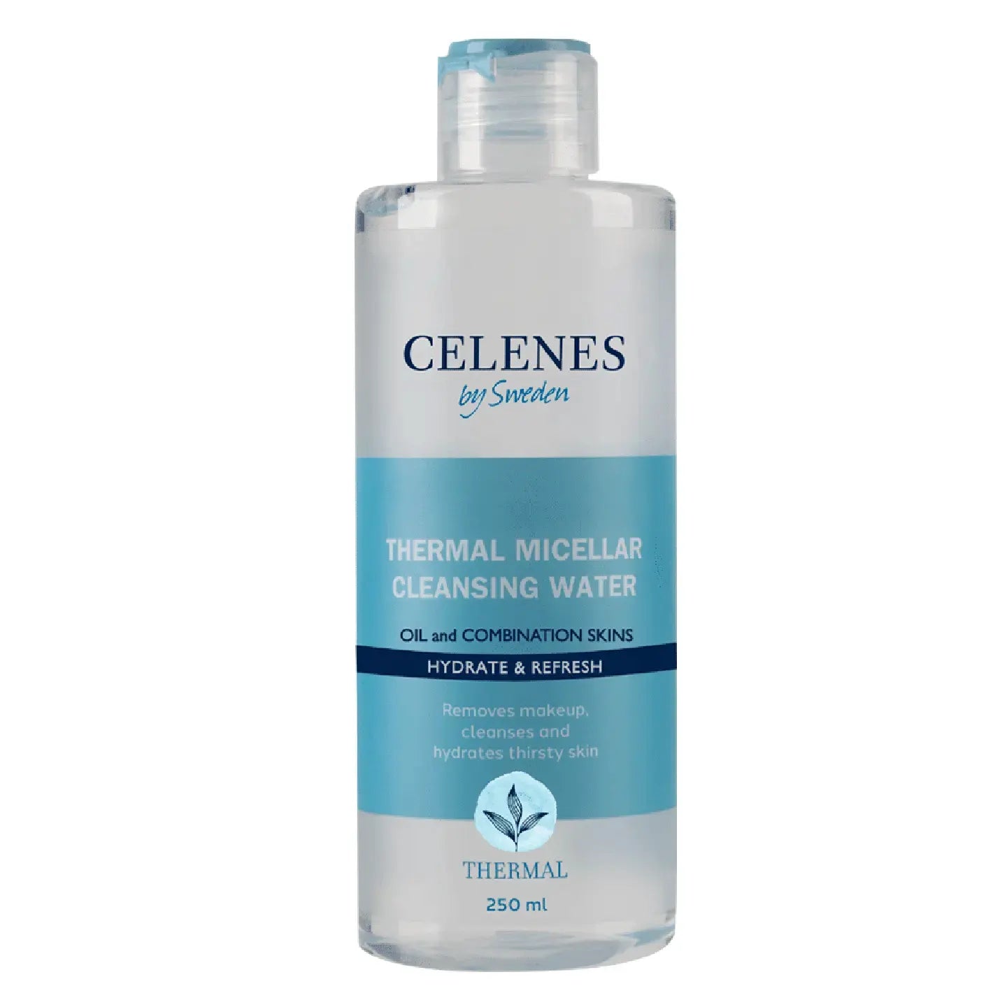 Celenes by Sweden Thermal Micellar Cleansing Water Oil and Combination Skins 250 Ml