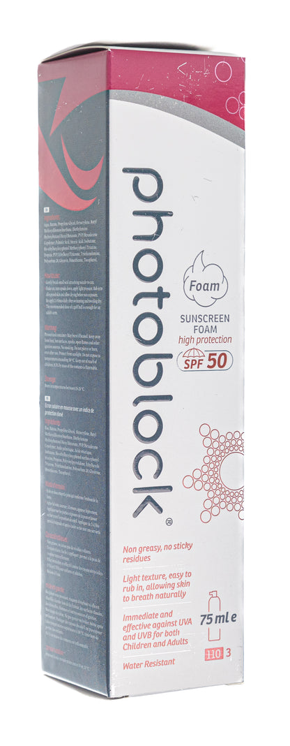 Derma Pella Photoblock Sun  Spf50+ Foam 75 Ml