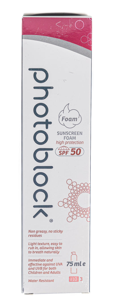Derma Pella Photoblock Sun  Spf50+ Foam 75 Ml