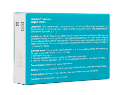 Lotamile Vaginal Ovules 5 Pieces