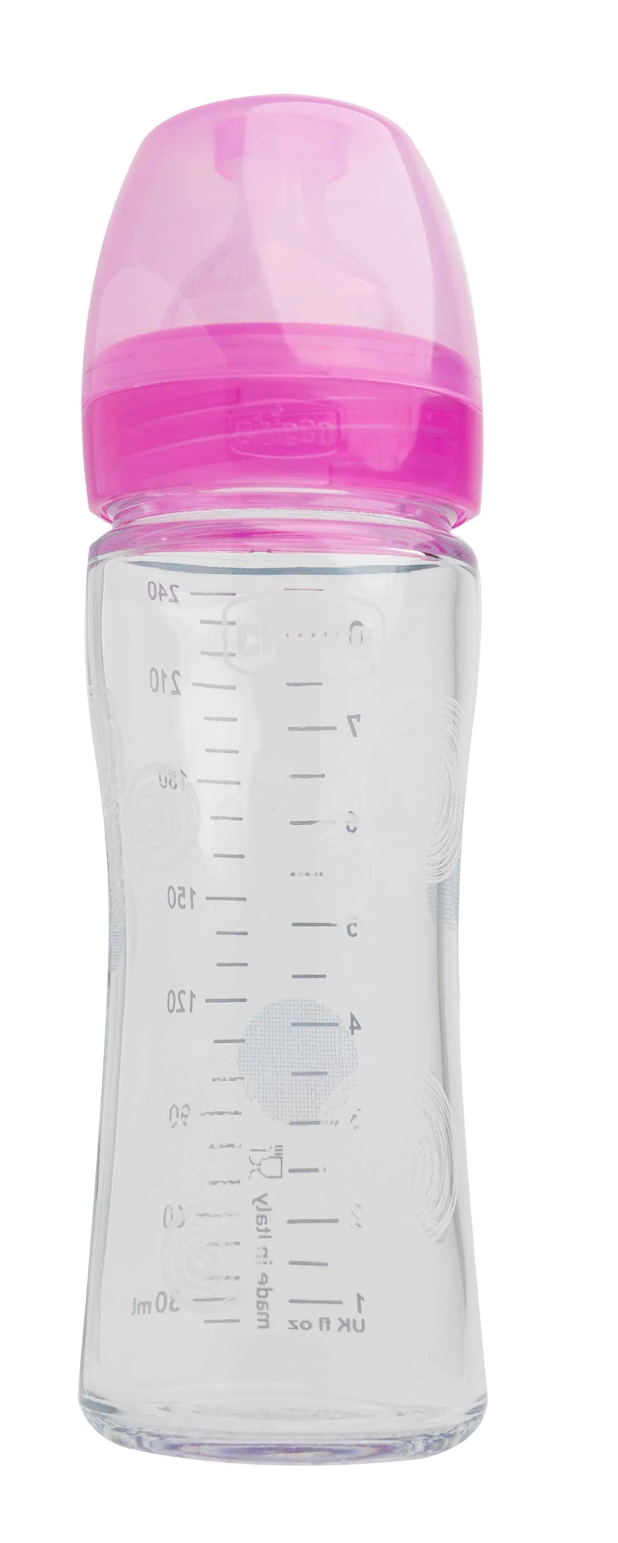 Chicco [287211] Well-Being Feeding Bottle Glass Girl 0 M+ 240 Ml