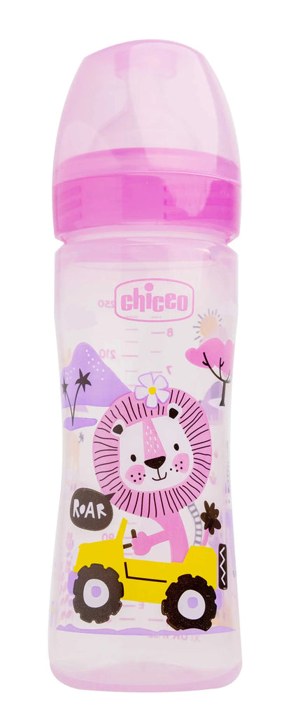 Chicco [286231] Well-Being Feeding Bottle Plastic 2 M+ Girl 250 Ml