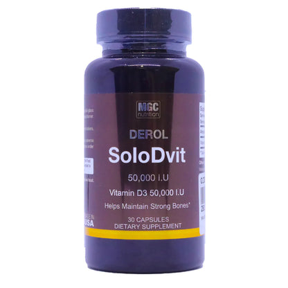 SoloDvit Vitamin D3 50,000IU 30 Capsules