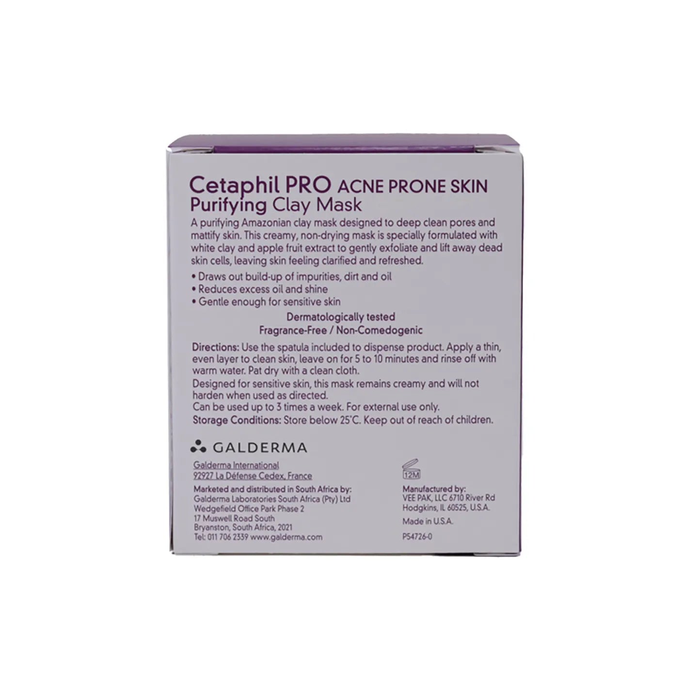 Cetaphil PRO Acne-Prone Skin Purifying Clay Mask 85 Gm